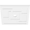 Ekena Millwork Knox Architectural Grade PVC Contemporary Ceiling Medallion, 28"OD x 3"ID x 9 3/4"C x 1"P CMP28KX-03000 - alternate 3